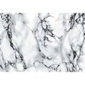 Lovelyhome 26 x 78 in. Decorative Self Adhesive Film; Marble White LO416929